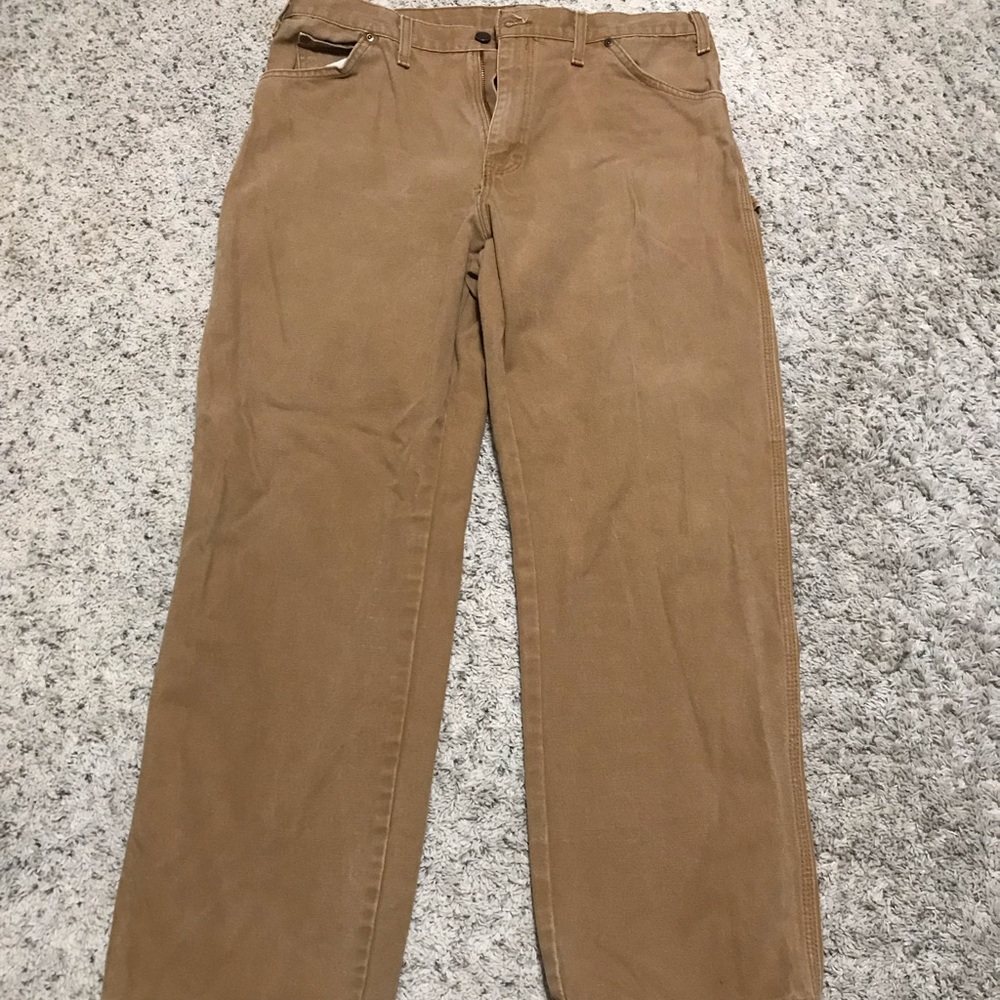 Men’s Dickies work pants tan color